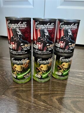 Star Wars Campbell's Collectible Soup Can 10 oz - Darth Vader or Yoda